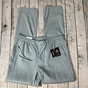 EXPRESS Linen Blend Extra Slim Fit Pants